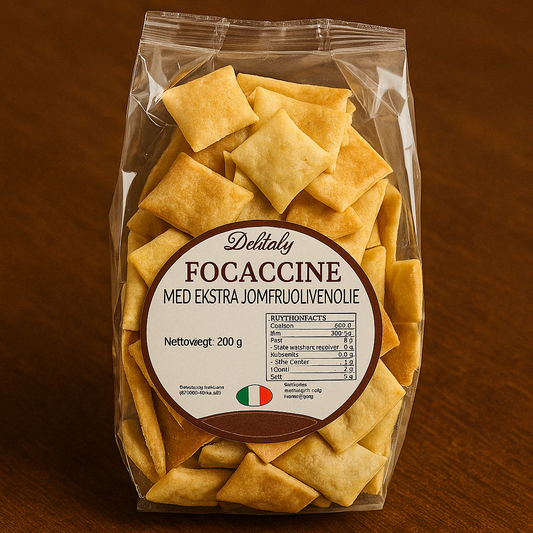 Focaccine med Ekstra Jomfruolivenolie – 200g