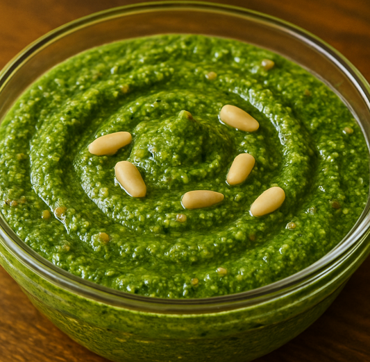 Ekstra Grøn Pesto – Intens smag af frisk basilikum og ristede pinjekerner