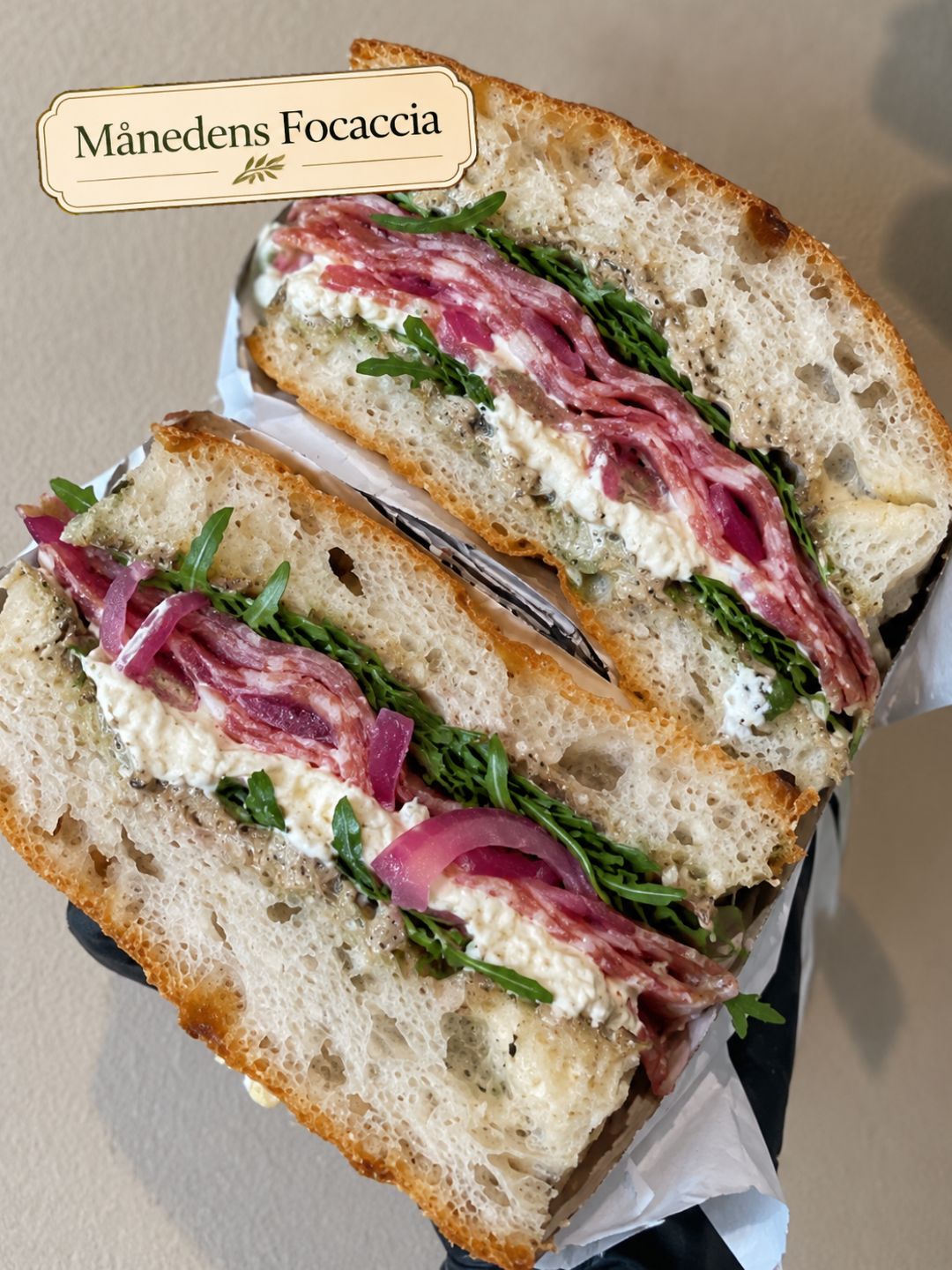 Månedens Focaccia – Truffle Stracciatella