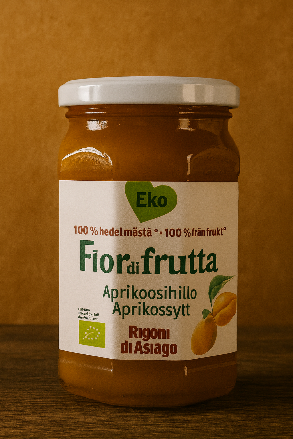 Økologisk Abrikosmarmelade 250 g